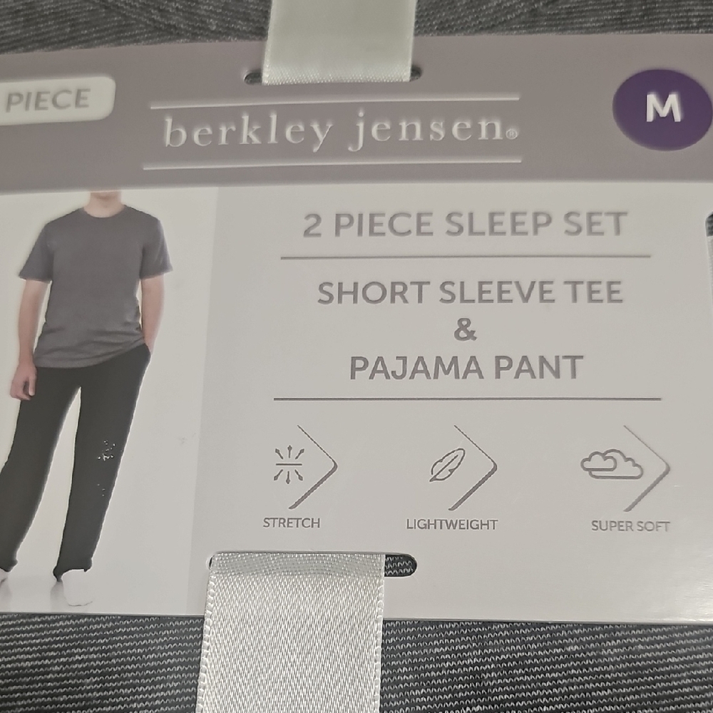 Berkley Jensen Gray 2pcs Pajama Set - Picture 5 of 6